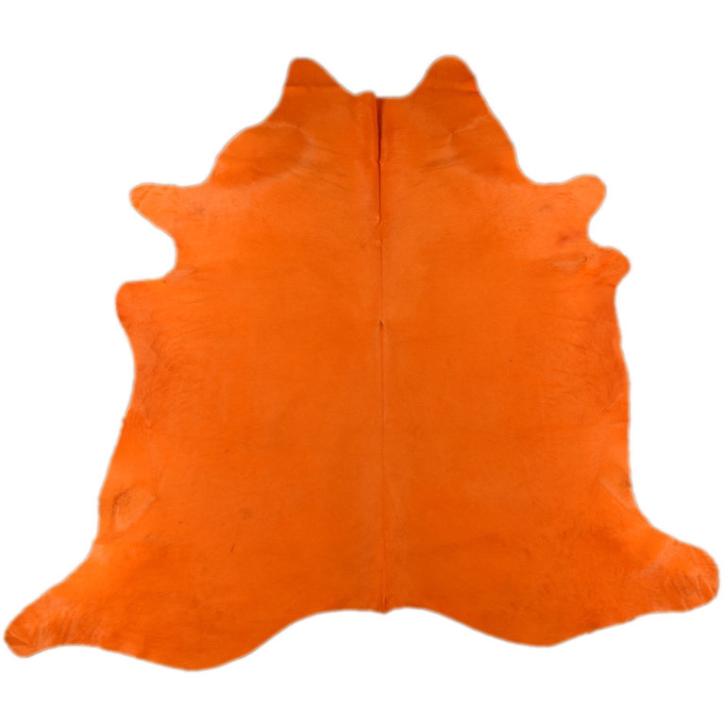 KUHFELL TEPPICH ORANGE 250 x 200 cm