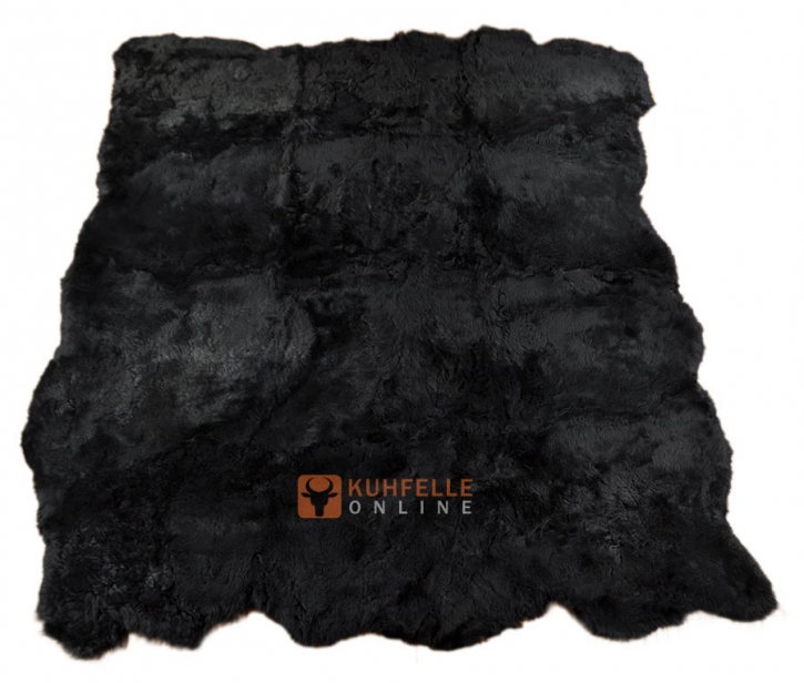 LAMMFELL TEPPICH 210 X 230 CM SCHWARZ