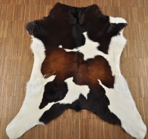 MINI KUHFELL KALBFELL TRICOLOR DREIFARBIG ca. 60 x 80 cm