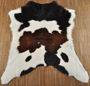 MINI KUHFELL KALBFELL TRICOLOR DREIFARBIG ca. 60 x 80 cm