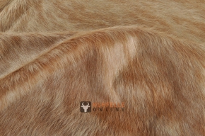 EXOTISCHES KUHFELL BRAUN GETIGERT 210 x 200 cm