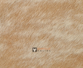 EXOTISCHES KUHFELL STIERFELL 235 x 200 BRAUN GETIGERT