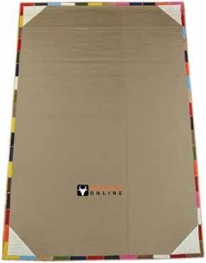 EXKLUSIVER KUHFELL TEPPICH PATCHWORK BUNT 160 x 200 cm 