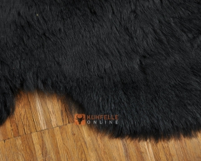 LAMMFELL TEPPICH 210 X 230 CM SCHWARZ